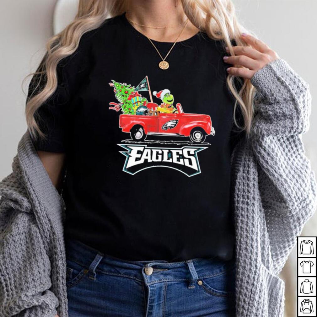 The Grinch On Truck Philadelphia Eagles Christmas Shirt The Grinch On Truck Philadelphia Eagles Christmas Shirt