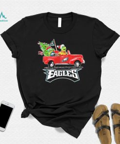 The Grinch On Truck Philadelphia Eagles Christmas Shirt