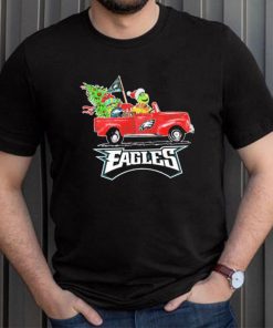 The Grinch On Truck Philadelphia Eagles Christmas Shirt