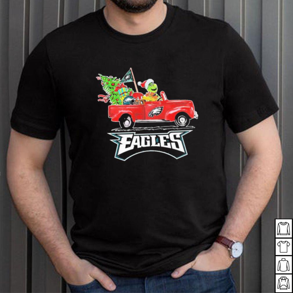 The Grinch On Truck Philadelphia Eagles Christmas Shirt The Grinch On Truck Philadelphia Eagles Christmas Shirt