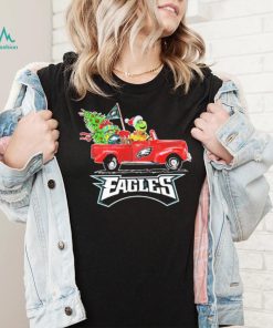 The Grinch On Truck Philadelphia Eagles Christmas Shirt