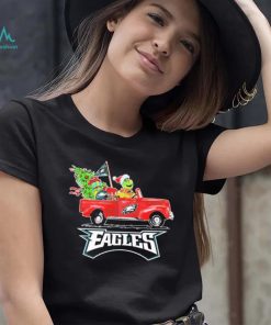 The Grinch On Truck Philadelphia Eagles Christmas Shirt
