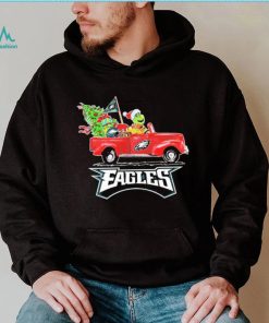 The Grinch On Truck Philadelphia Eagles Christmas Shirt