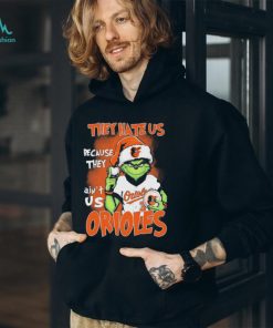 The Grinch They Hate Us Because Ain’t Us Baltimore Orioles Christmas Shirt