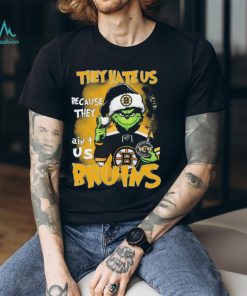 The Grinch They Hate Us Because Ain’t Us Boston Bruins Christmas Shirt