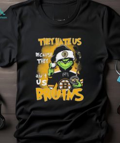 The Grinch They Hate Us Because Ain’t Us Boston Bruins Christmas Shirt