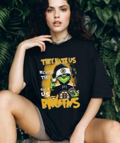 The Grinch They Hate Us Because Ain’t Us Boston Bruins Christmas Shirt