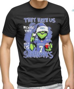 The Grinch They Hate Us Because Ain’t Us Seattle Seahawks Christmas Shirt