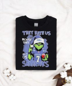 The Grinch They Hate Us Because Ain’t Us Seattle Seahawks Christmas Shirt