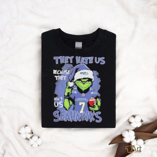 The Grinch They Hate Us Because Ain’t Us Seattle Seahawks Christmas Shirt