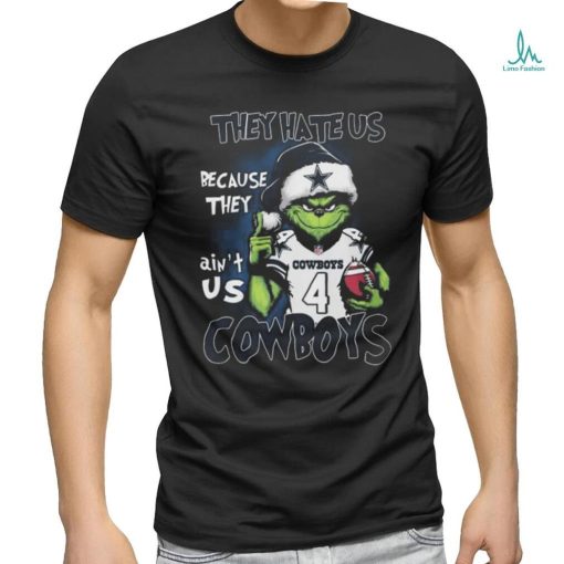 The Grinch They Hate Us Because They Ain’t Us Dallas Cowboys Christmas shirt