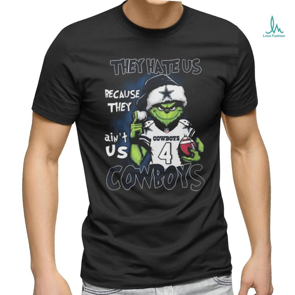 The Grinch They Hate Us Because They Ain’t Us Dallas Cowboys Christmas shirt The Grinch They Hate Us Because They Ain’t Us Dallas Cowboys Christmas shirt
