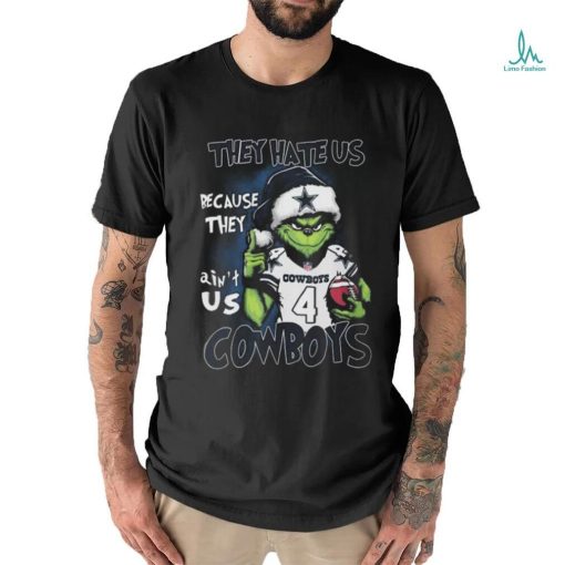 The Grinch They Hate Us Because They Ain’t Us Dallas Cowboys Christmas shirt