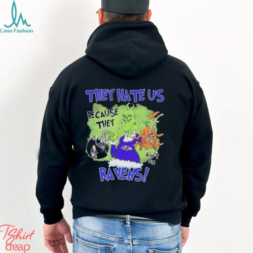 The Grinch They Hate Us because they ain’t us Baltimore Ravens 2023 Shirt