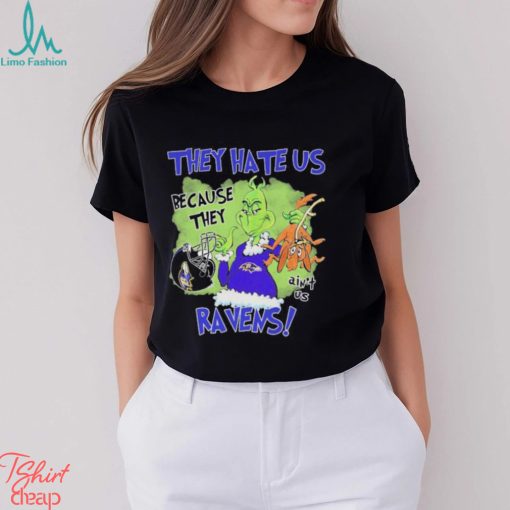 The Grinch They Hate Us because they ain’t us Baltimore Ravens 2023 Shirt
