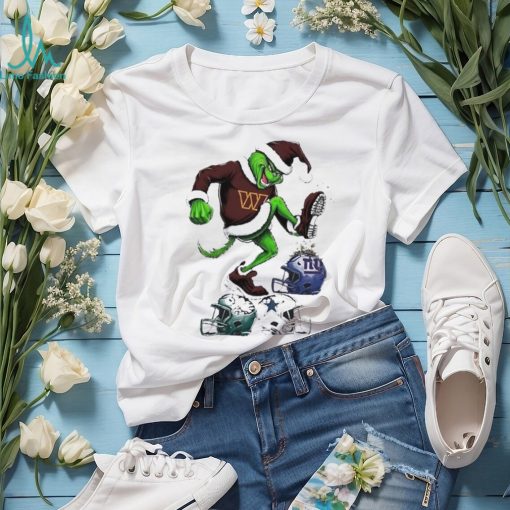 The Grinch Washington Commanders Stomp On NFL Teams Christmas Shirt