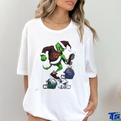 The Grinch Washington Commanders Stomp On NFL Teams Christmas Shirt