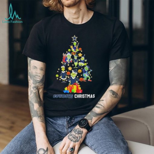 The Grinch Xmas Tree Dallas Cowboys Christmas Shirt