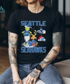 The Grinch and dog Seattle Seahawks football Christmas shirt