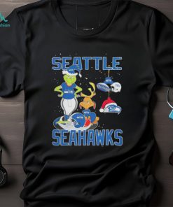 The Grinch and dog Seattle Seahawks football Christmas shirt