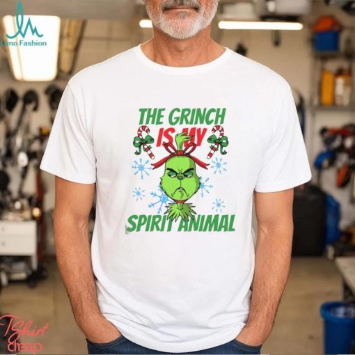 The Grinch is My Spirit Animal Christmas Shirt