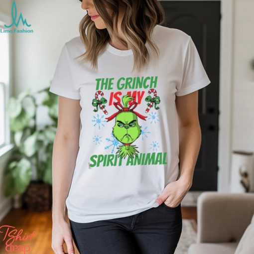 The Grinch is My Spirit Animal Christmas Shirt