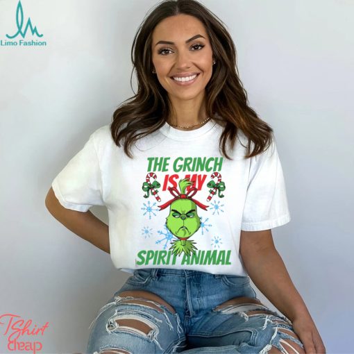 The Grinch is My Spirit Animal Christmas Shirt