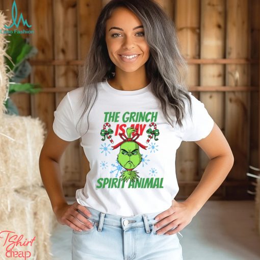 The Grinch is My Spirit Animal Christmas Shirt