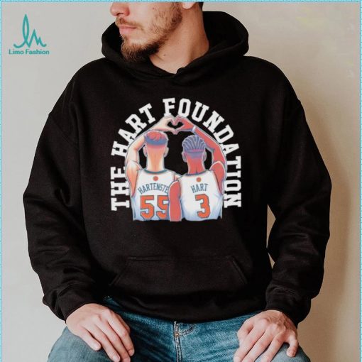The Hart foundation Isaiah Hartenstein and Josh Hart shirt