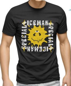 The Iceman Special Shop Unisex Melting Face Black t shirt