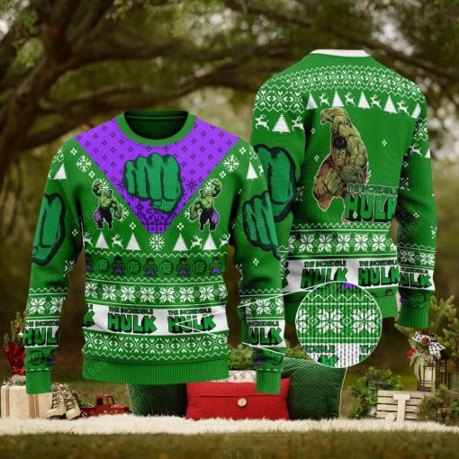 The Incredible Hulk Marvel Comics Ugly Christmas Sweater For Men And Women