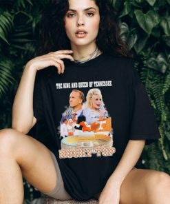 The King Peyton Manning And The Queen Dolly Parton Of Tennessee Rocky Top signatures Shirt