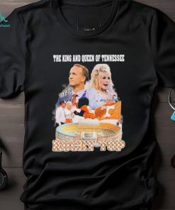 The King Peyton Manning And The Queen Dolly Parton Of Tennessee Rocky Top signatures Shirt