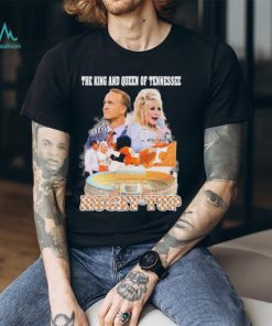 The King Peyton Manning And The Queen Dolly Parton Of Tennessee Rocky Top signatures Shirt
