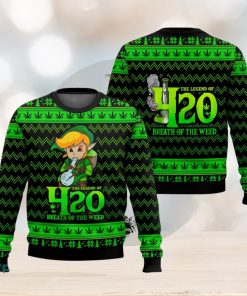 The Legend Of 420 Ugly Christmas Sweater 2023 Christmas Gift For Men And Women