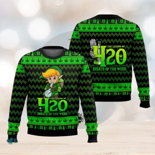 The Legend Of 420 Ugly Christmas Sweater 2023 Christmas Gift For Men And Women