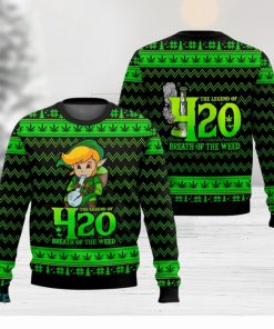 The Legend Of 420 Ugly Christmas Sweater 2023 Christmas Gift For Men And Women