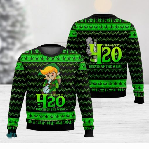 The Legend Of 420 Ugly Christmas Sweater 2023 Christmas Gift For Men And Women