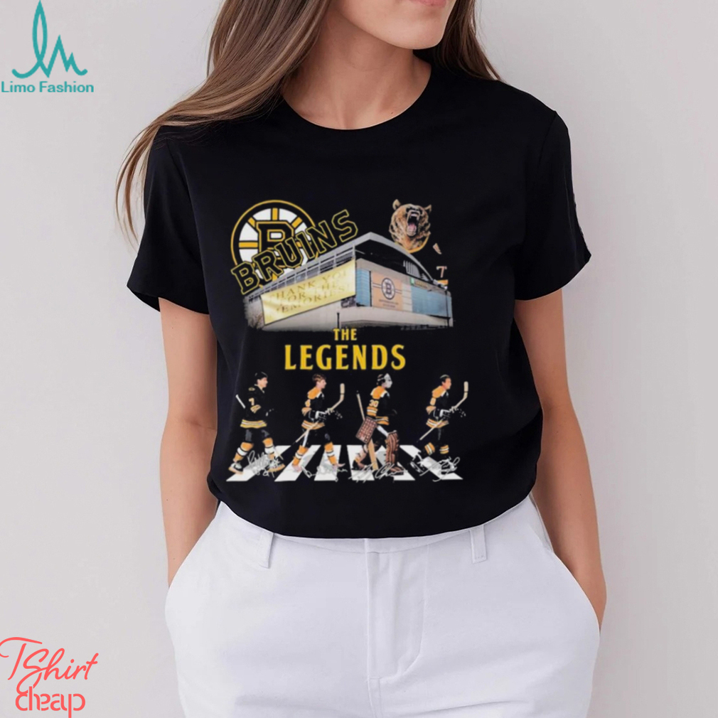 The Legends Players Boston Bruins Abbey Road 2023 Signatures Shirt The Legends Players Boston Bruins Abbey Road 2023 Signatures Shirt