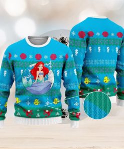 The Little Mermaid Knitted Christmas Sweater For Men And Women