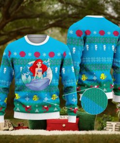 The Little Mermaid Knitted Christmas Sweater For Men And Women