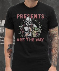 The Mandalorian Holiday Presents are the Way t shirt