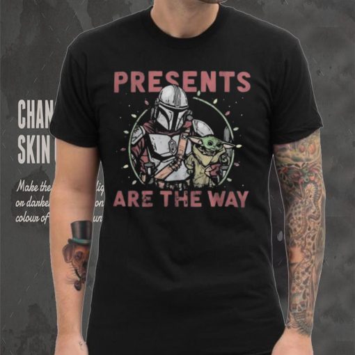 The Mandalorian Holiday Presents are the Way t shirt