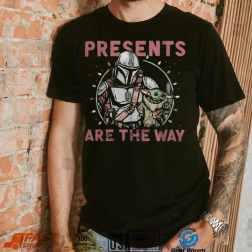 The Mandalorian Holiday Presents are the Way t shirt