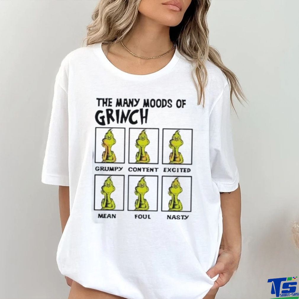 The Many Moods Of Grinch Shirt The Many Moods Of Grinch Shirt