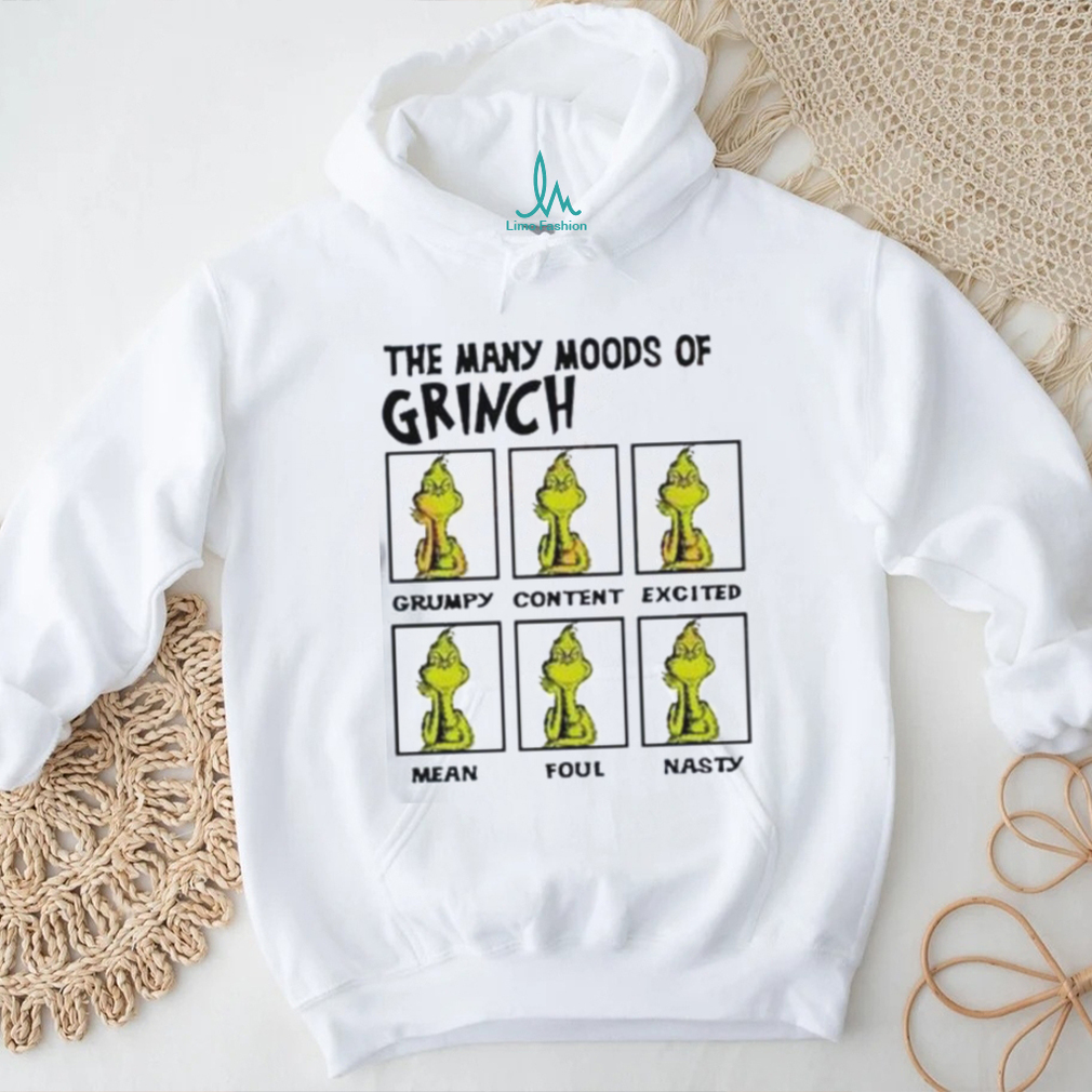 The Many Moods Of Grinch Shirt The Many Moods Of Grinch Shirt