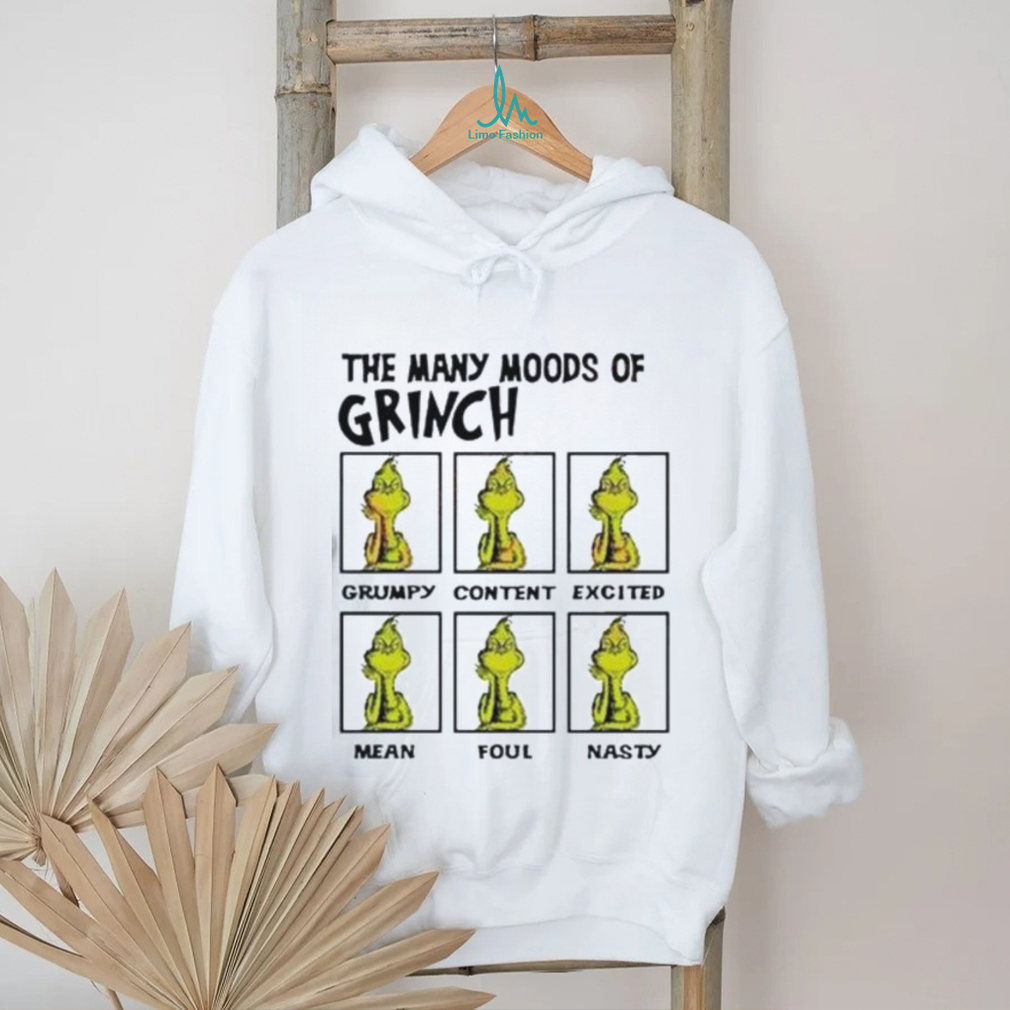 The Many Moods Of Grinch Shirt The Many Moods Of Grinch Shirt