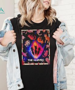 The Marvels cats poster shirt
