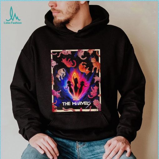 The Marvels cats poster shirt