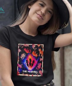 The Marvels cats poster shirt